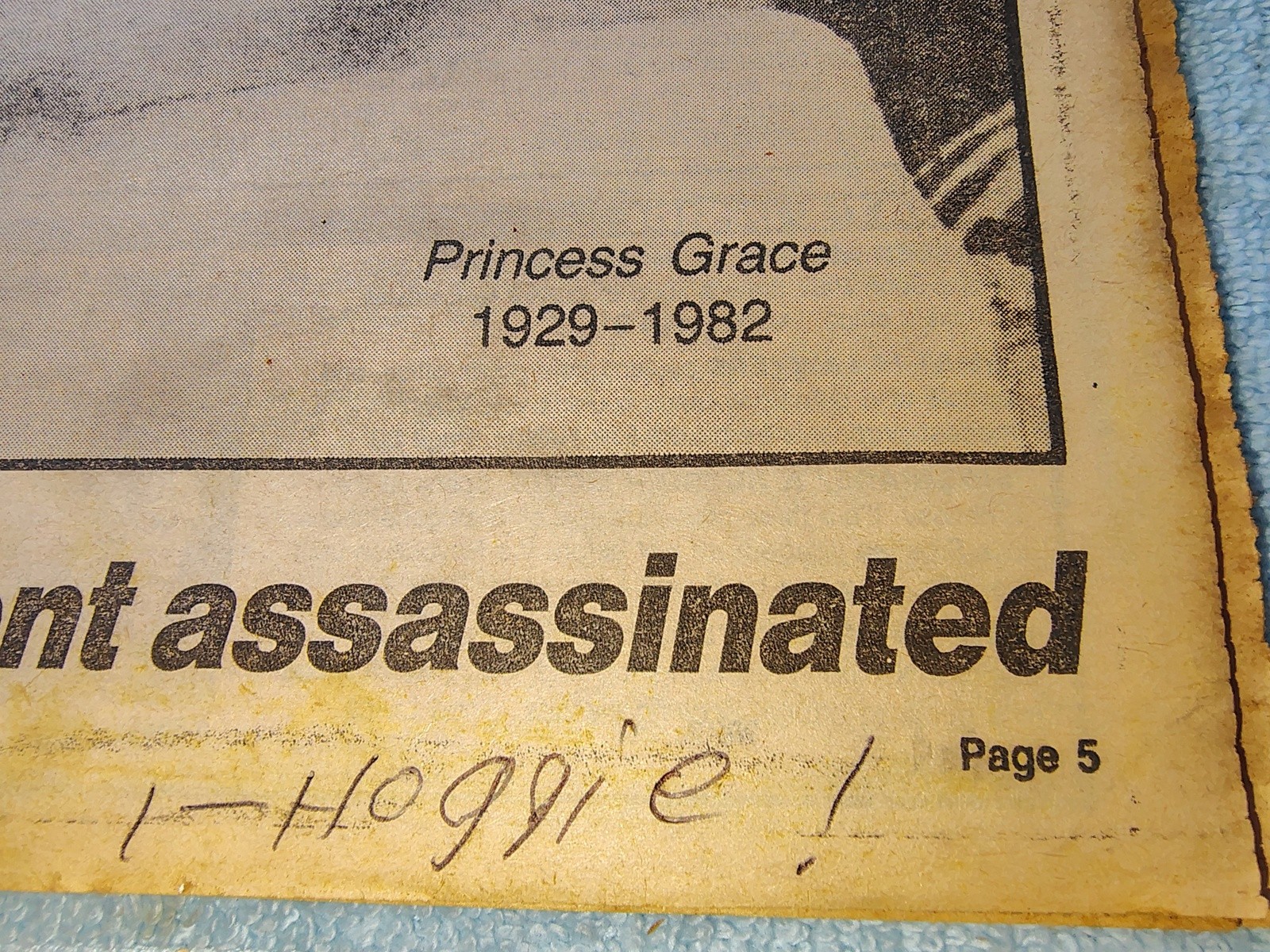 New York Daily News 15 September 1982 Princess Grace of Monaco Death Yankees ++