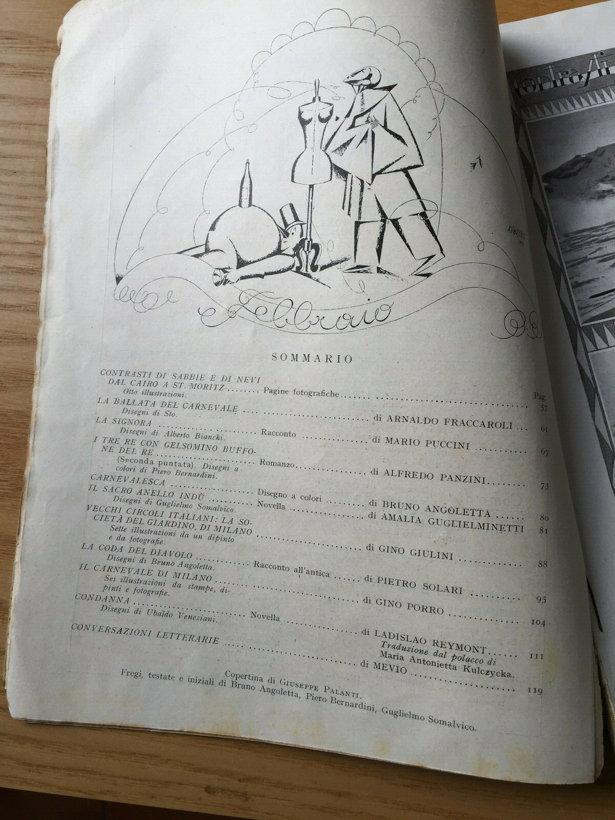 MONDADORI NOVELLA PERIODICAL ITALIAN WRITERS N° 2 1925 FRACCAROLI PANZINI 2/19