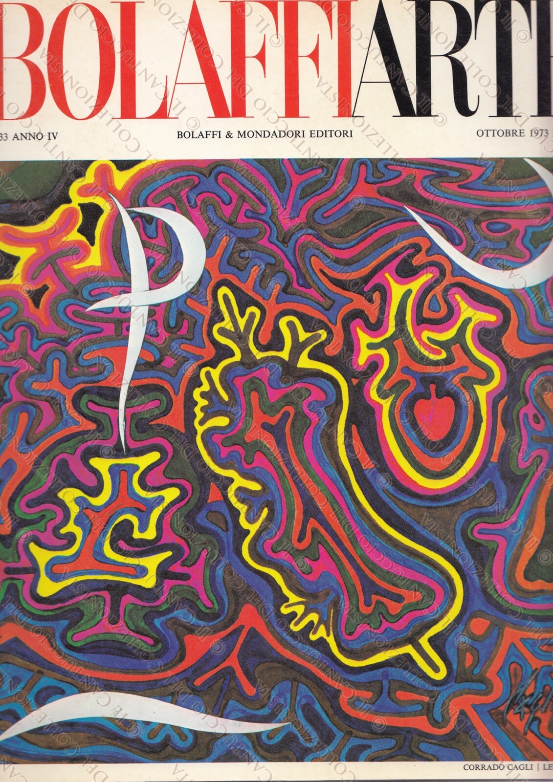 1973 Bolaffi art *Mondadori magazine publishers
