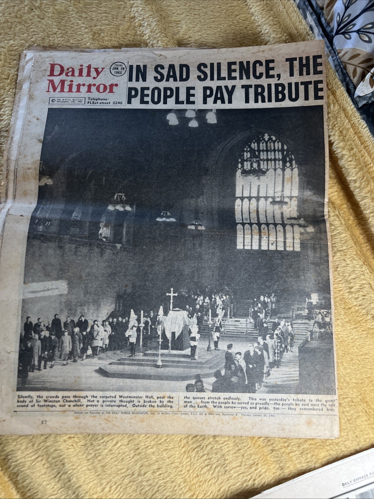 Historical Headlines X 4 Bundle Churchill 9 11 Original Newspapers Job Lot