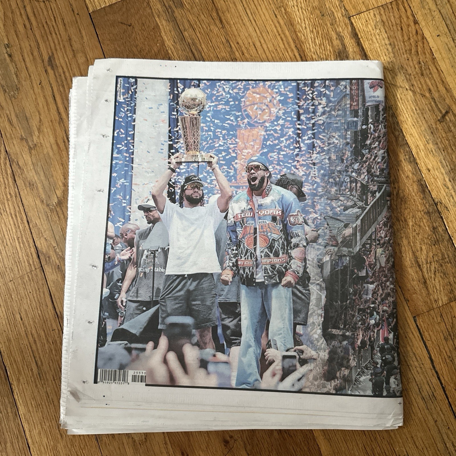 New York Post Newspaper – NY Knicks “City of Love” Parade Edition