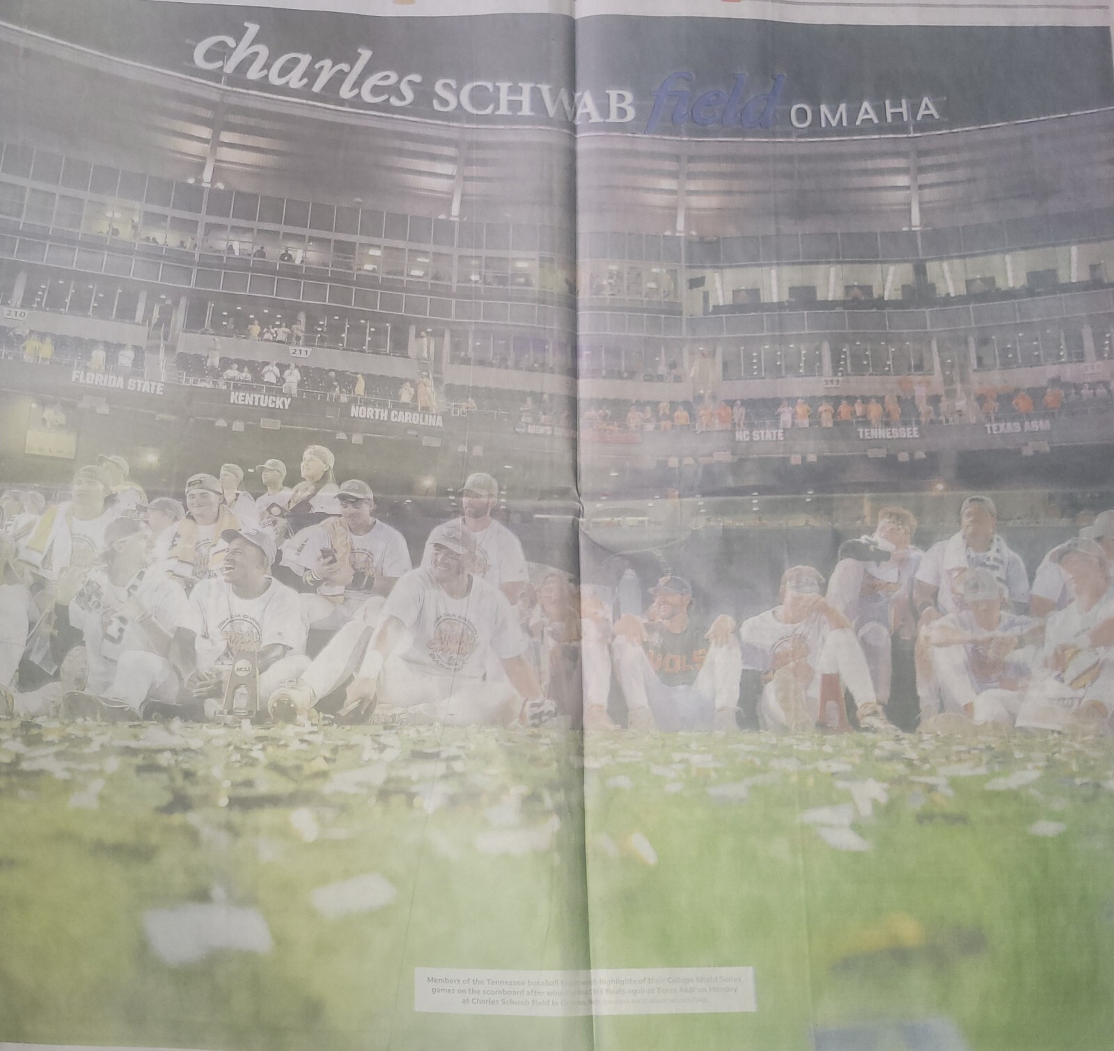 Tennessee Vols June 26 2024 Knoxville News Sentinel National Champions Newspaper