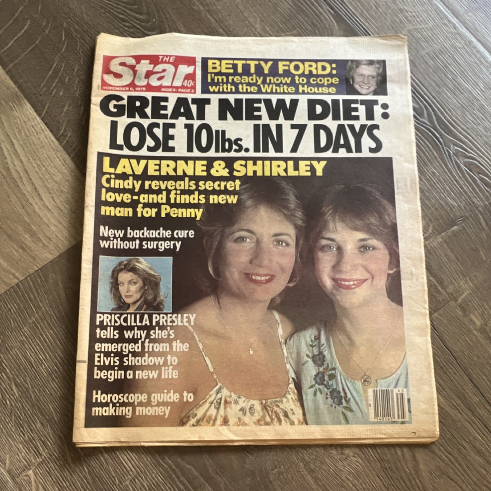 The Star Tabloid November 6, 1979 Laverne & Shirley, Elvis & Priscilla Presley