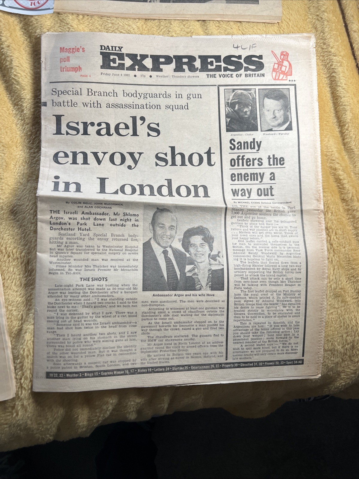 Historical Headlines X 4 Bundle Churchill 9 11 Original Newspapers Job Lot