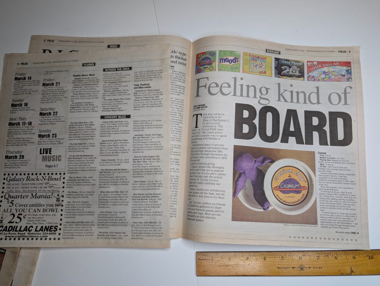 2003 Waterloo Cedar Falls Courier Pulse Newspaper Homer Simpson Notorious BIG IA