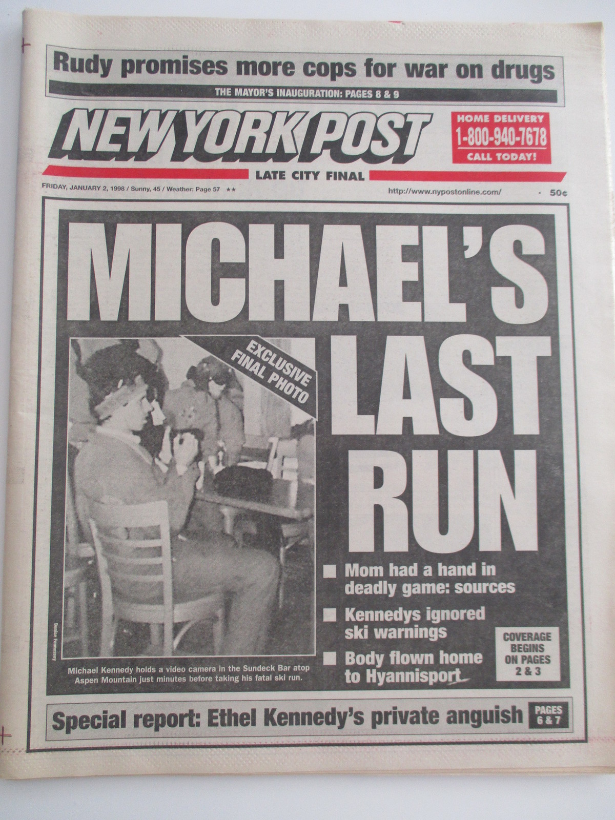 MICHAEL JORDAN GOODBYE & THANKS NEW YORK DAILY NEWS NEWSPAPER 10/7 1993 BULLS