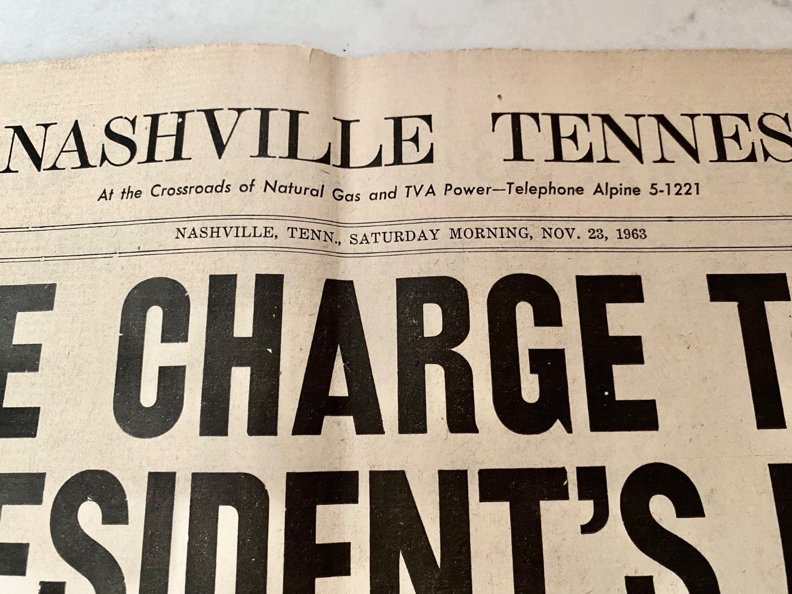 Texan as President JFK Killer Nov.23,1963 Newspaper Original 16 Pages