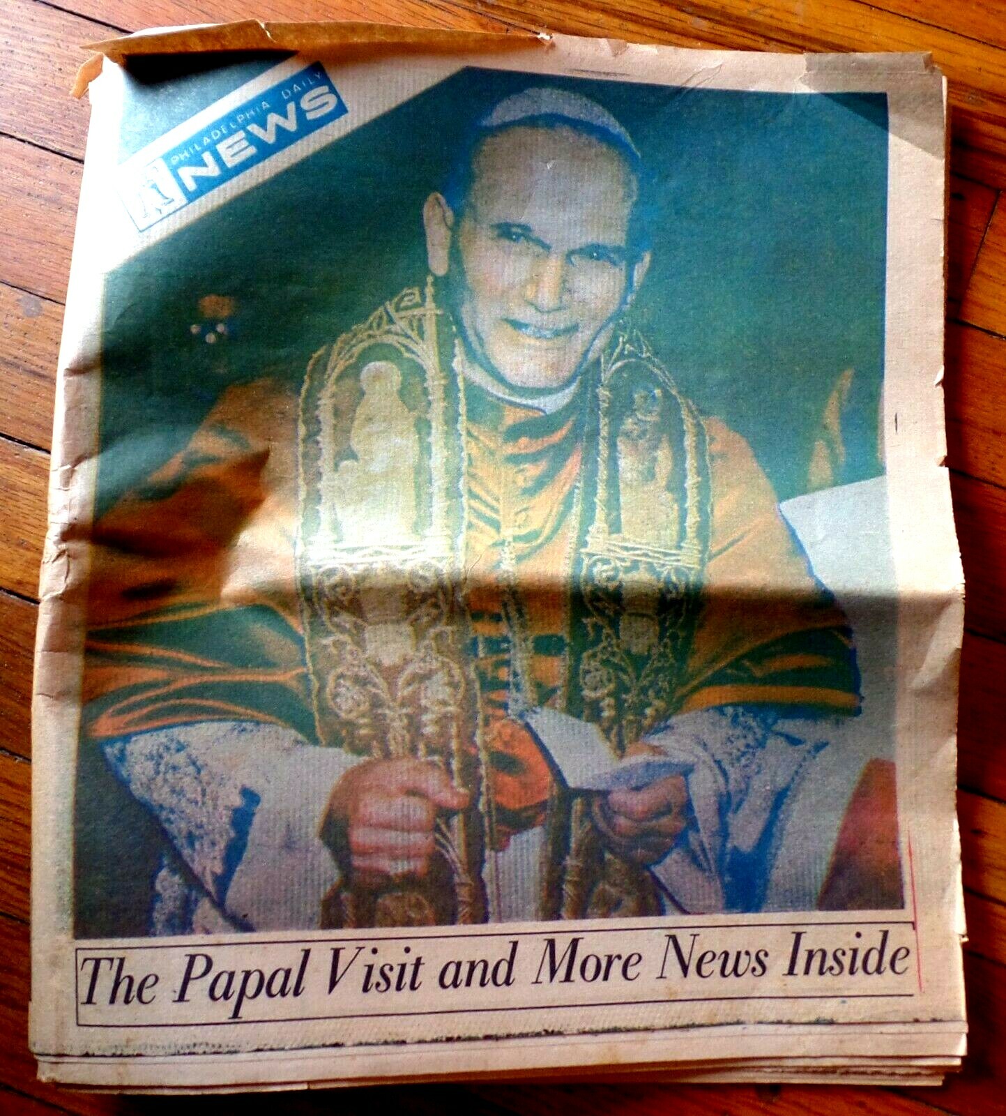Vintage PHILADELPHIA DAILY NEWS 1979 WELCOME! 26 Pages on Pope’s Visit Newspaper