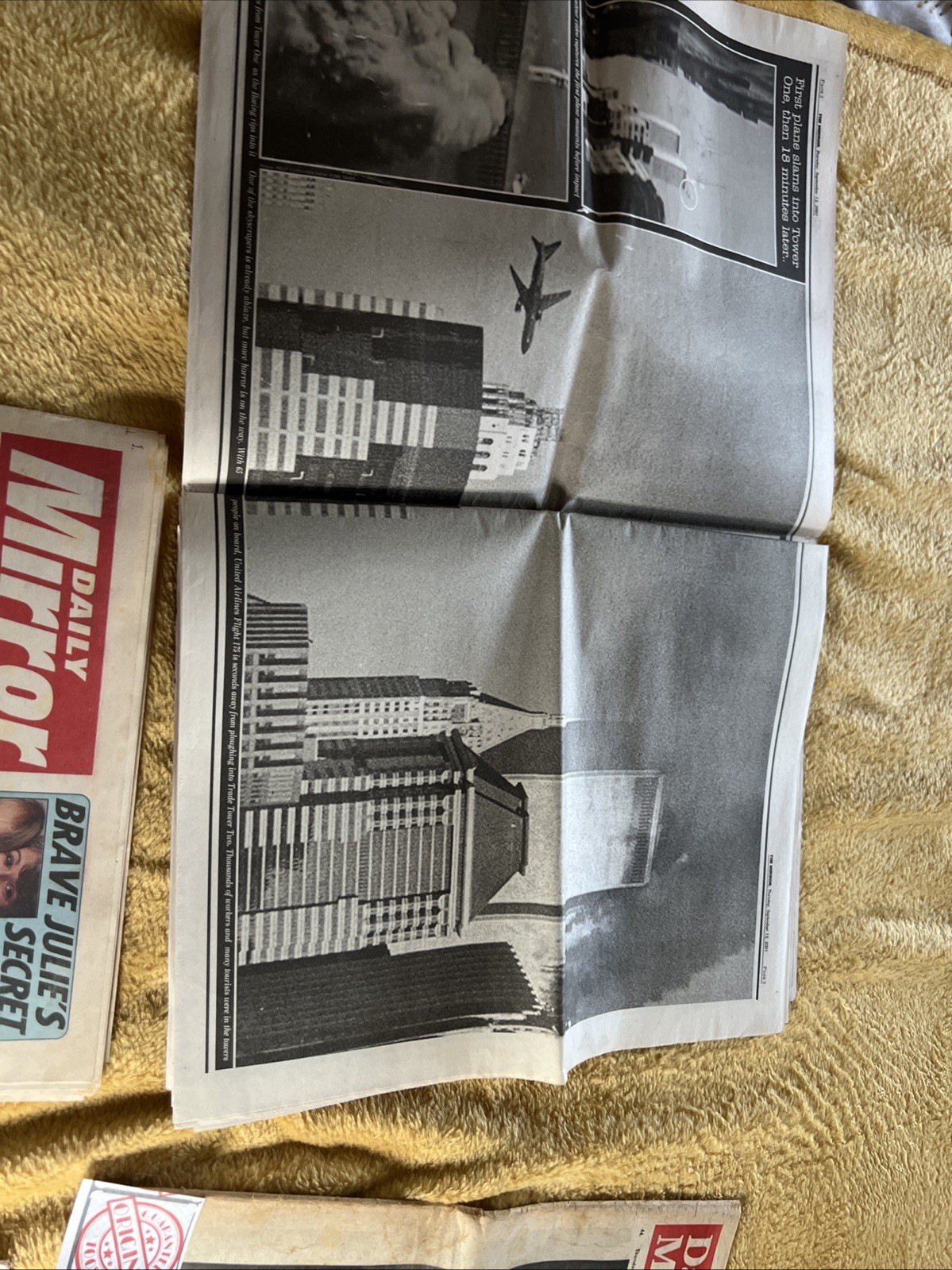Historical Headlines X 4 Bundle Churchill 9 11 Original Newspapers Job Lot