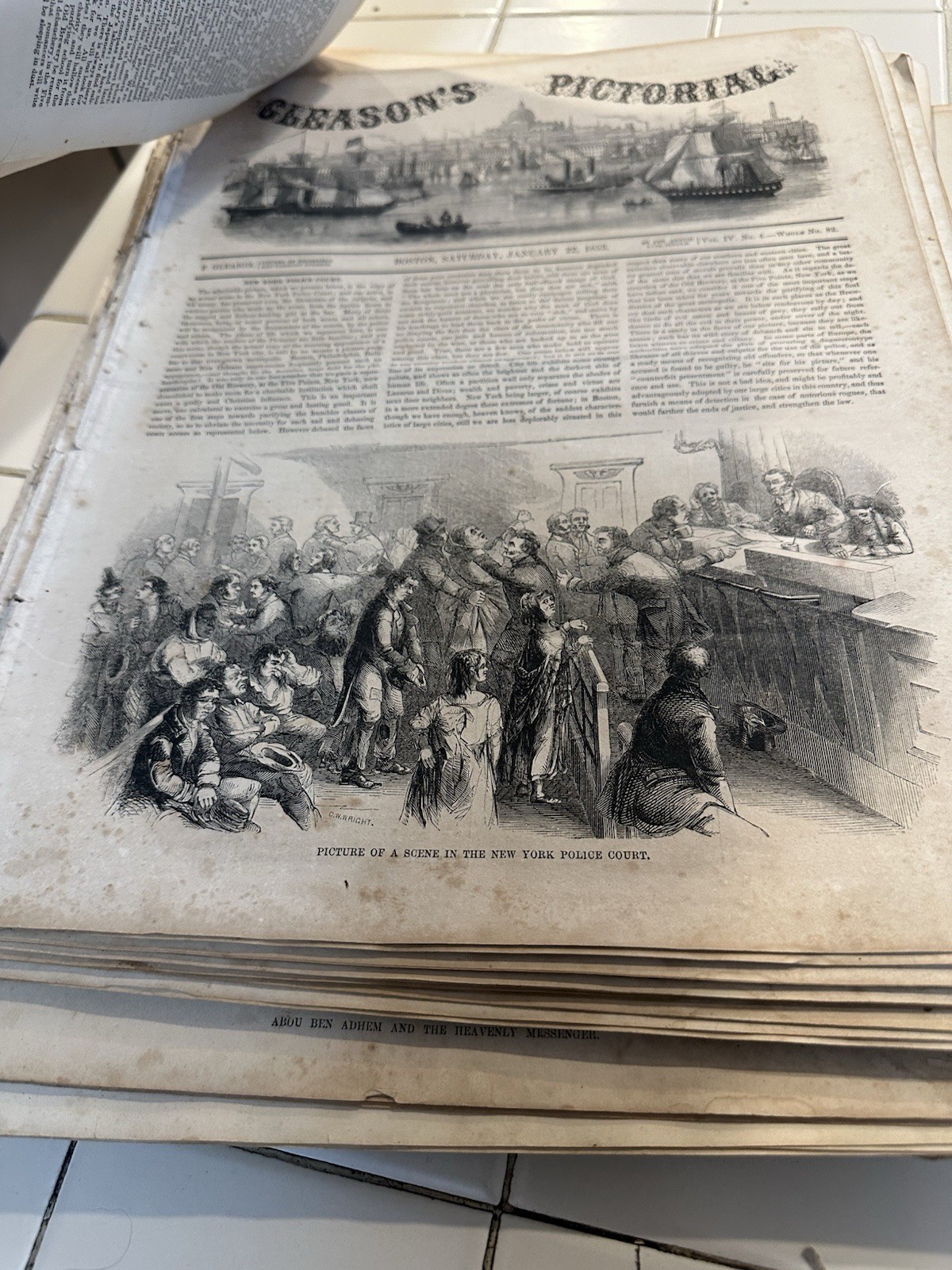 Gleason’s Pictorial Drawing Room Companion 1st Half of 1853 Vol IV 1–26 Jan-June