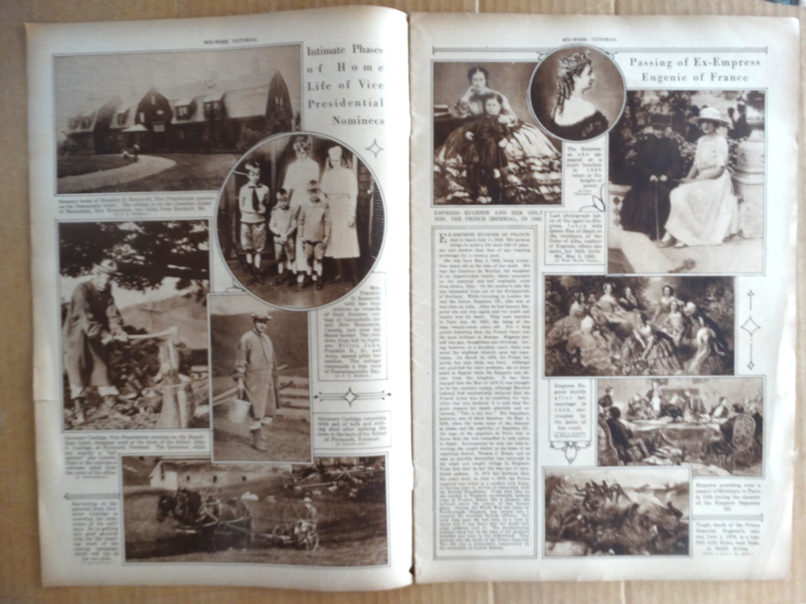 New York Times Mid-Week Pictorial – July 22, 1920 – Movie Star Mary Pickford