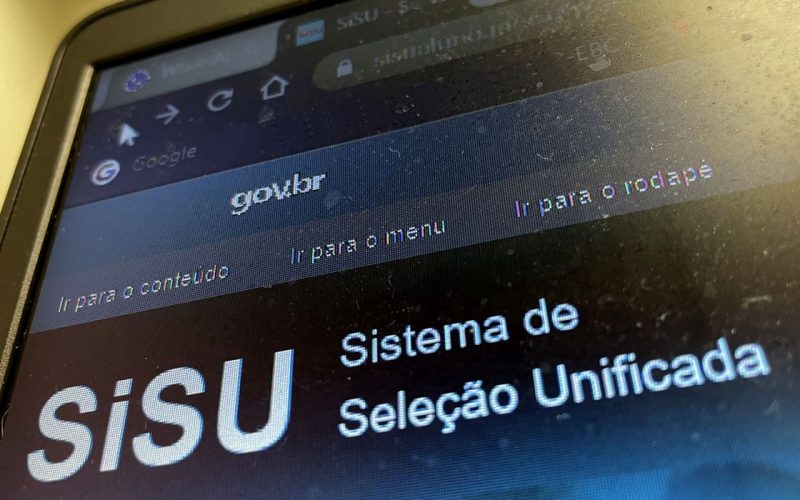 Brasília (DF), 16.02.2023 - Página do SISU 2023 na internet. Foto: Juca Varella/Agência Brasil