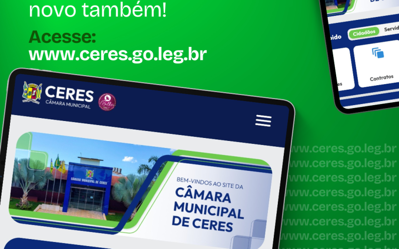 Novo Site Câmara Ceres