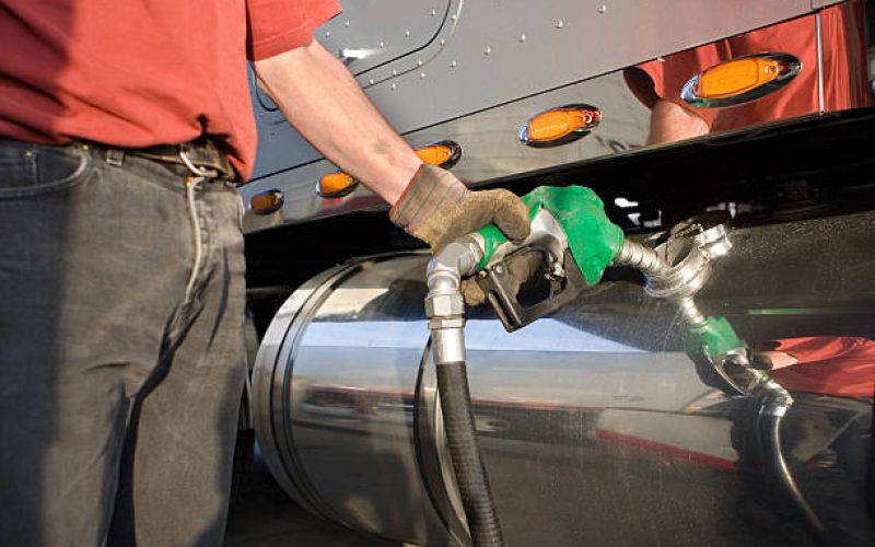 Diesel Fuel Pump, Semi Truck