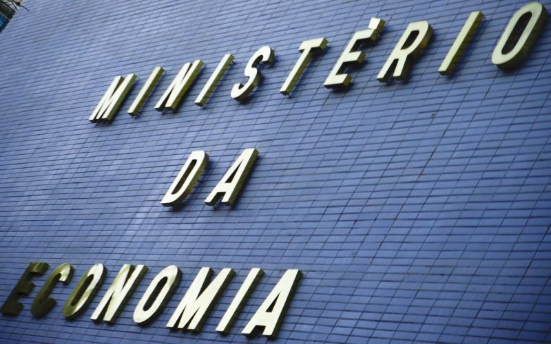 Fachada do Ministério da economia na Esplanada dos Ministérios